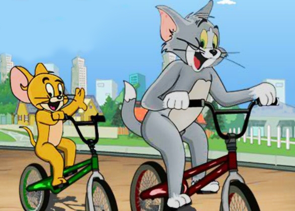 Игра Том и Джерри на Велосипеде