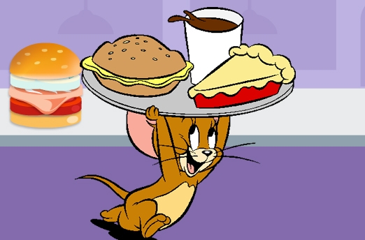 Игра Приготовь Гамбургер:  Том и Джерри