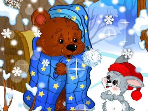 Игра Пазл Зимний Лес