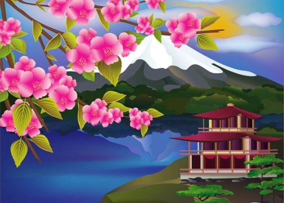 Игра Пазл Ветка Cакуры