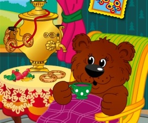 Игра Чаепитие у Медвежонка