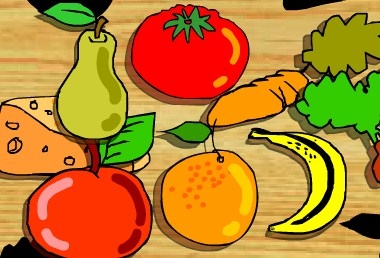 Игра Сложи Овощи и Фрукты