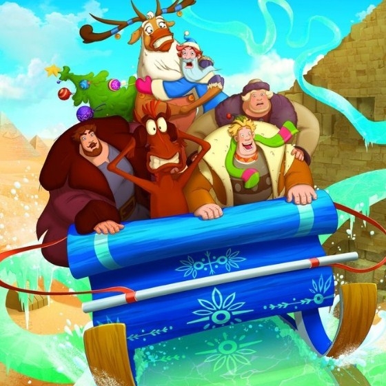 Игра Три Богатыря и Принцесса Египта Пазл