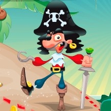 Игра Найди 10 Отличий: Пиратский Клад