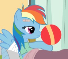 Игра Пони  и Мяч