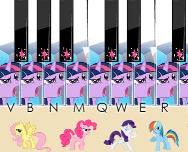 Игра Пианино Пони