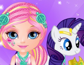 Игра Малышка Барби и Пони 2