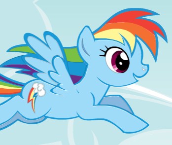 Игра Пони: Радуга Дэш раскраски