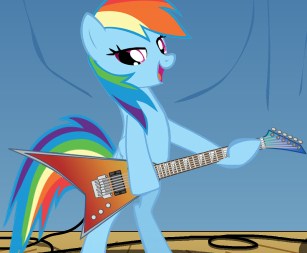Игра Радуга Играет на Гитаре