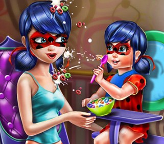 Игра Уход за Малышкой: Леди Баг