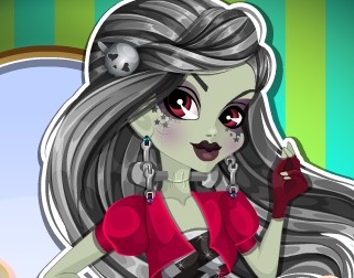Игра Монстер Хай: Макияж Френки
