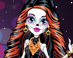 Игра Макияж и Спа Салон Скелита Калаверас