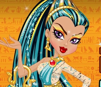 Игра Монстер Хай: Причёски Нефера Де Нил