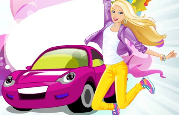Игра Барби на Машине
