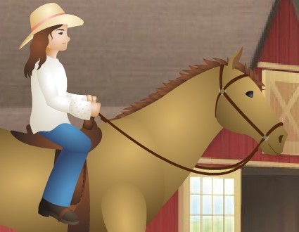 Игра Барби на Лошадях