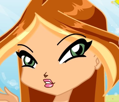 Игра Одевалка Чиби Флоры