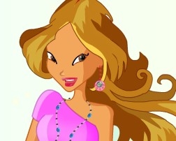 Игра Винкс: Одевалка Феи Флоры