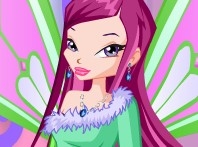 Игра Винкс: Одевалка в Стиле Рокси