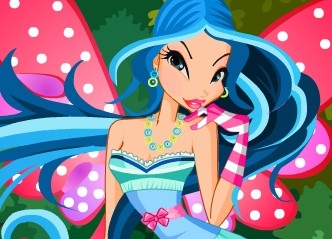 Игра Винкс Клуб: Флора Наряжаеться