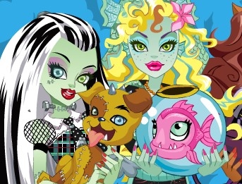 Игра Монстр Хай: Питомцы