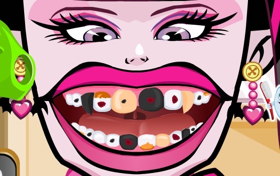 Игра Зубной Врач Монстер Хай