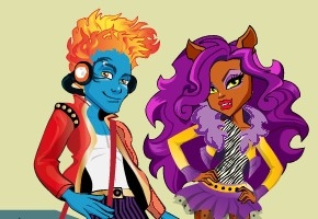 Игра Уютная Комната: Монстр Хай