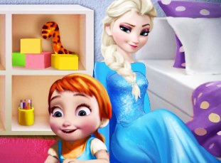 Игра Эльза Играет с Малышкой Анной