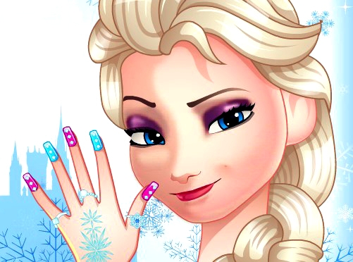 Игра Королевский Маникюр Эльзы