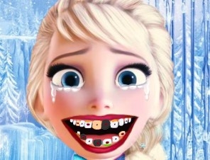 Игра Эльза у Стоматолога