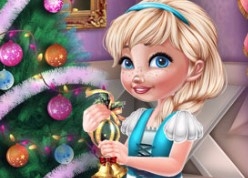 Игра Анна и Эльза Наряжают Ёлку