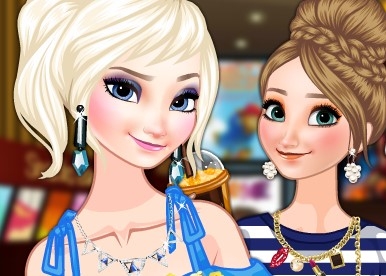 Игра Эльза и Анна в Кино