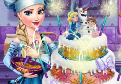 Игра Свадебный Торт Эльзы