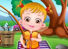 Игра Малышка Хейзел: Рыбалка