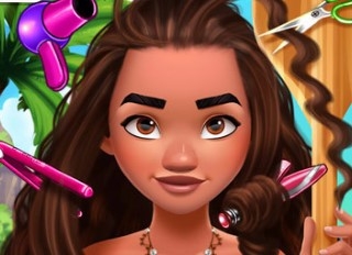 Игра Моана в Парикмахерской