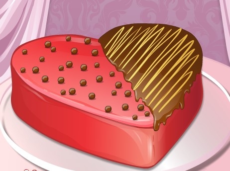 Игра Готовим Торт Cердечко