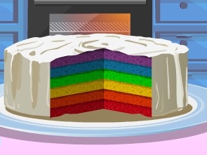 Игра Готовим Еду: Торт Радуга