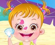 Игра Малышка на Пляже