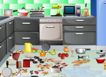 Игра Уборка на Маминой Кухне