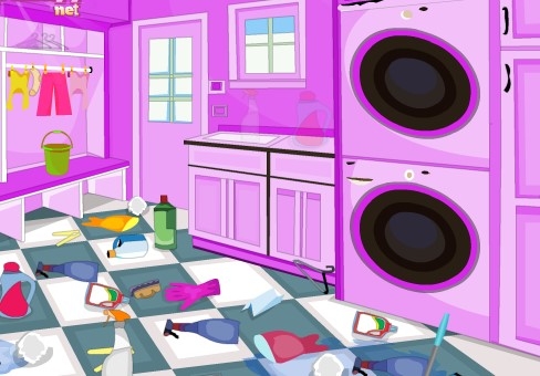 Игра Уборка в Прачечной