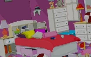 Игра Уборка: Раскошная Комната Малыша