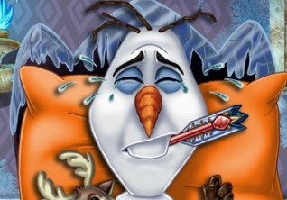 Игра Олаф Заболел