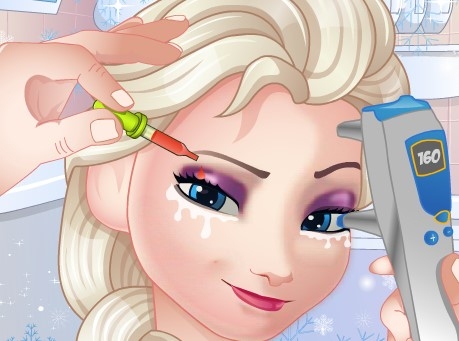 Игра Эльза у Окулиста