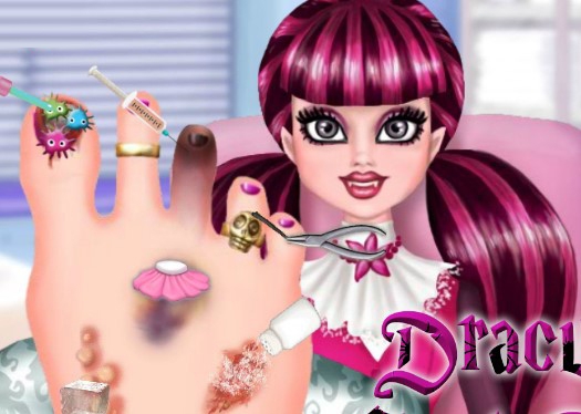 Игра Дракула Лечит Ногу