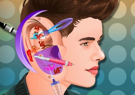 Игра Джастин Бибер: Ушная Инфекция