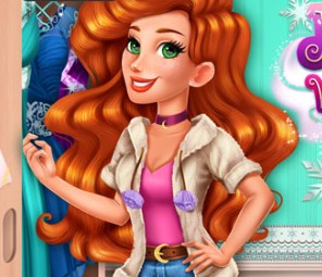 Игра Одевалка: Зимняя Мода Джесси