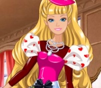 Игра День Святого Валентина: Одевалка Барби