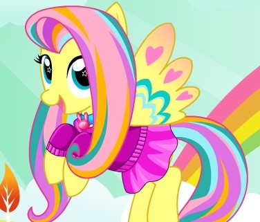 Игра Одевалка Пони: Флаттершай