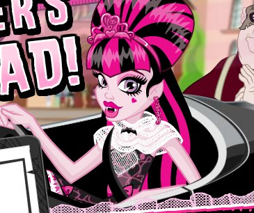 Игра Дракулаура Учится Водить