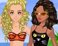 Игра Одевалка: Пляжный Стиль