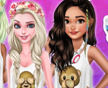 Игра Одевалка: Принцессы на Роликах